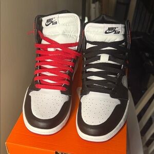 Jordan 1 Retro High Black, White and Red